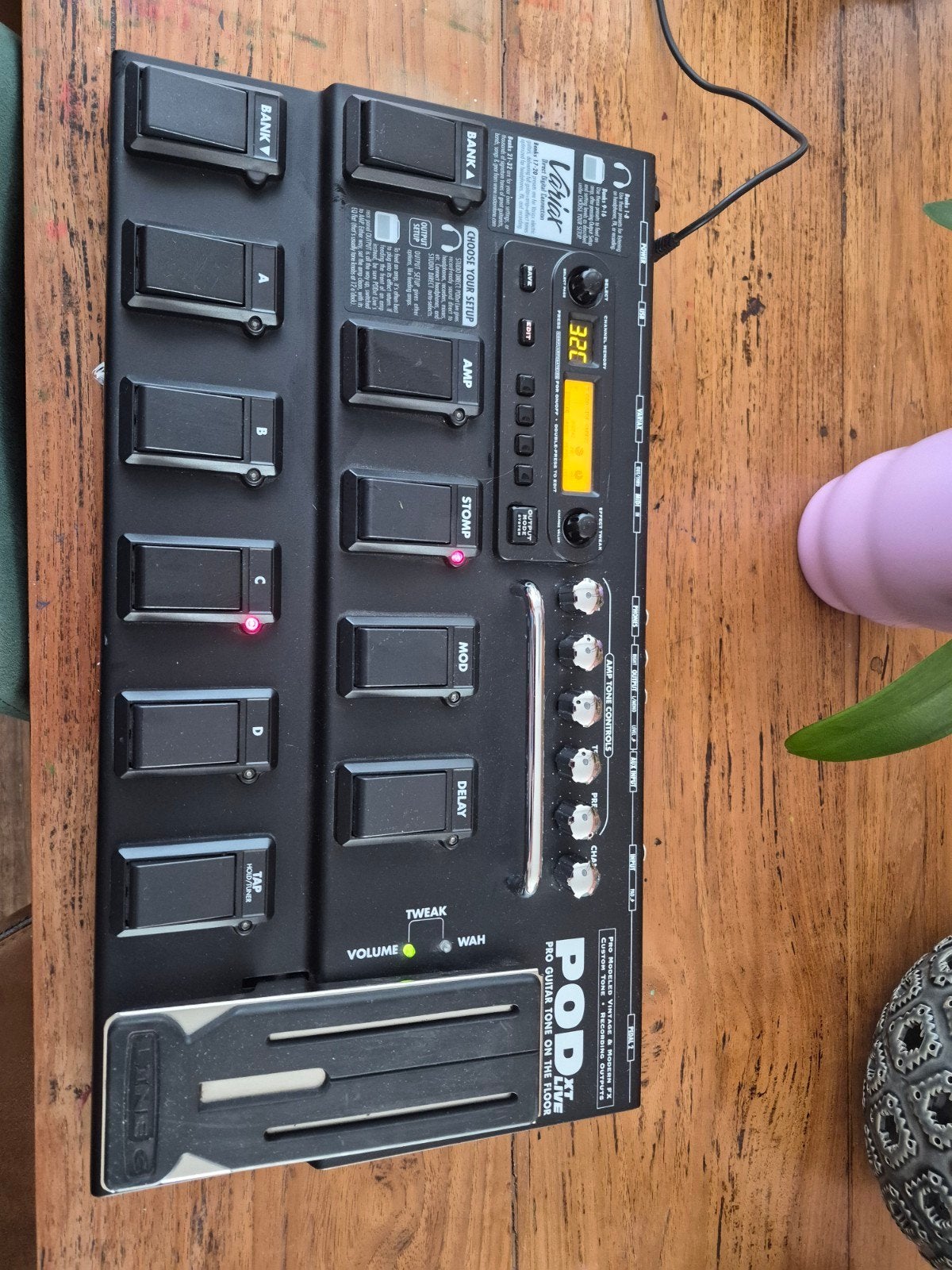 Line 6 POD XT Live gitaar multi-effectpedaal, Ophalen, Gebruikt, Delay of Echo