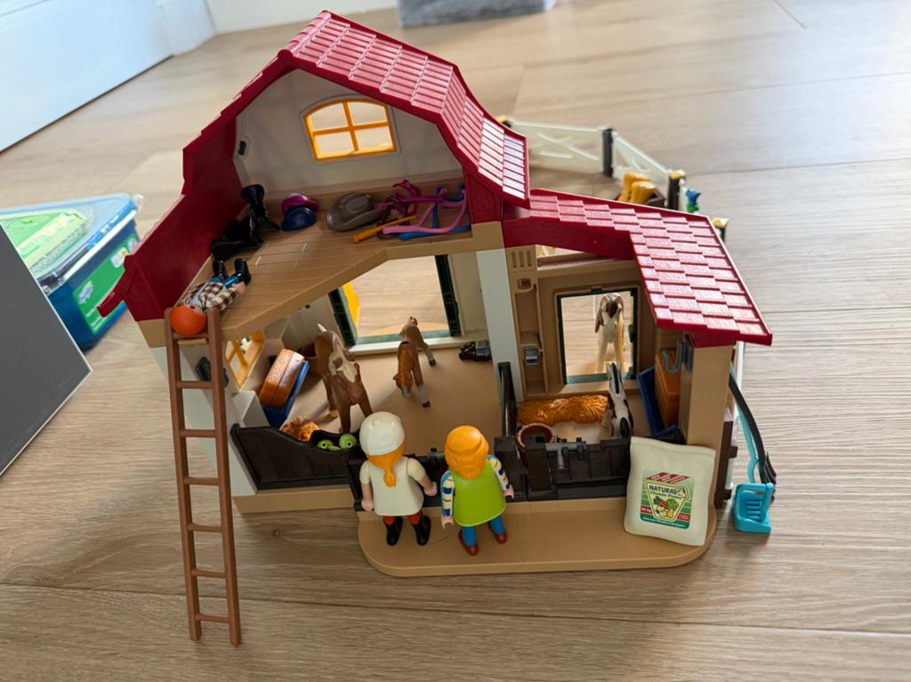Playmobil Boerderij met Paardjes, veulens en Accessoires, Ophalen of Verzenden, Gebruikt, Complete set
