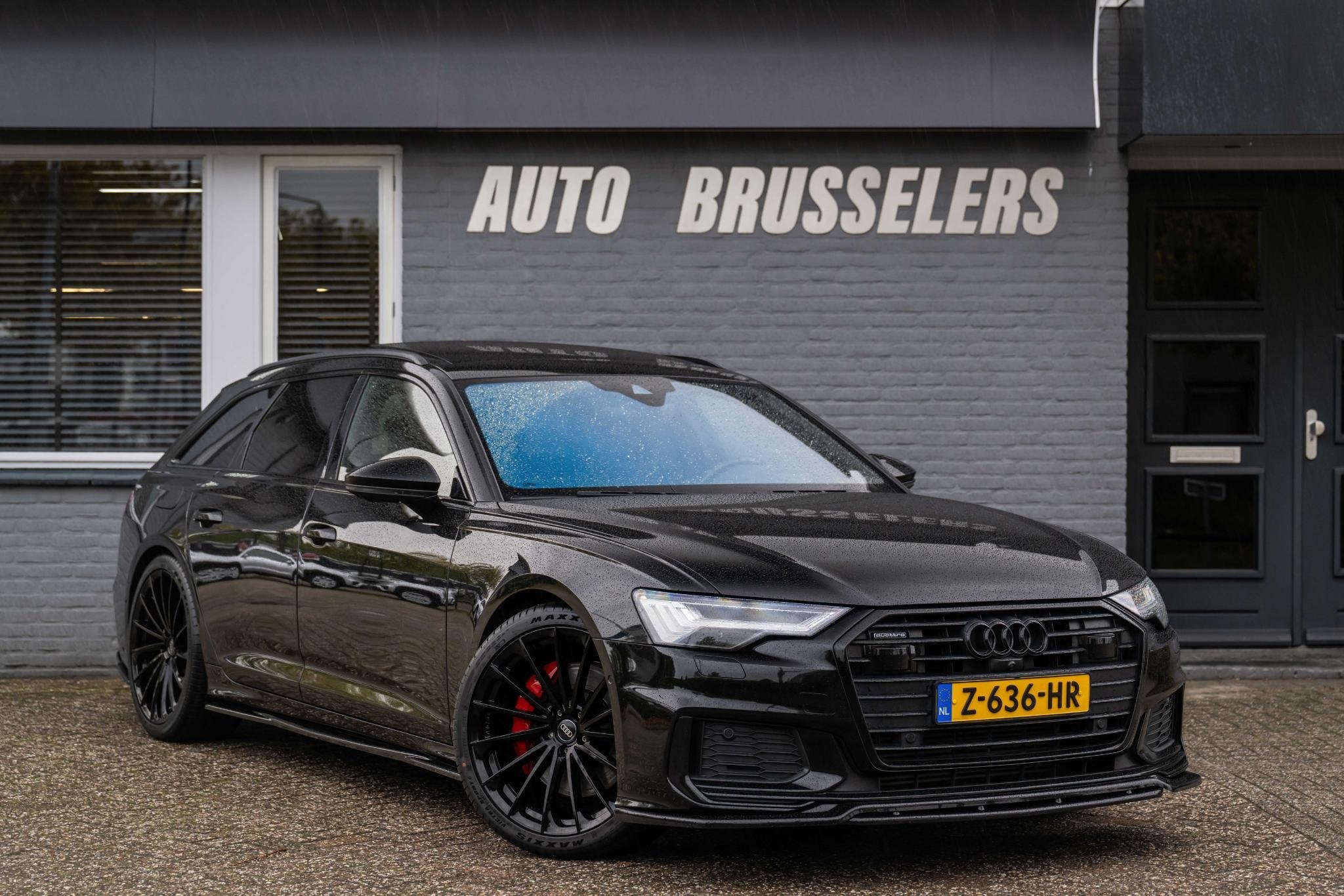 Audi A6 Avant 55 TFSI e quattro Competition S6 Style Dealer, Auto's, Automaat, Gebruikt, 4 cilinders, Zwart