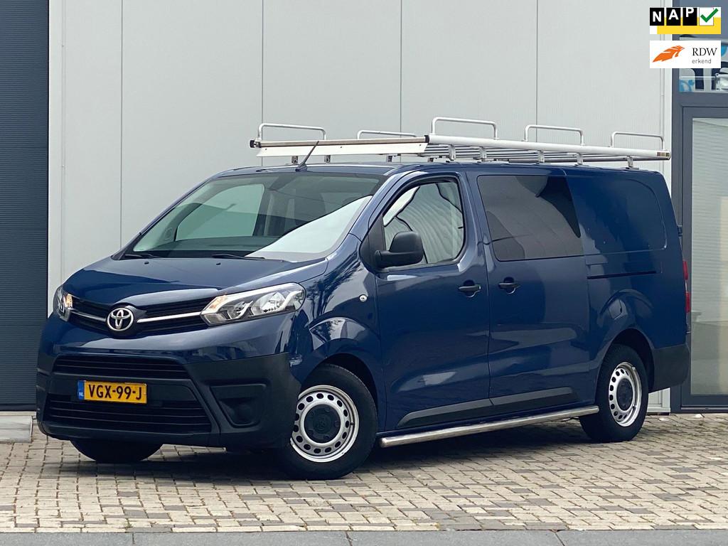 Toyota PROACE Worker 2.0 D-4D Navigator Long DC AIRCO NAVI C, Stof, Gebruikt, 4 cilinders, Blauw