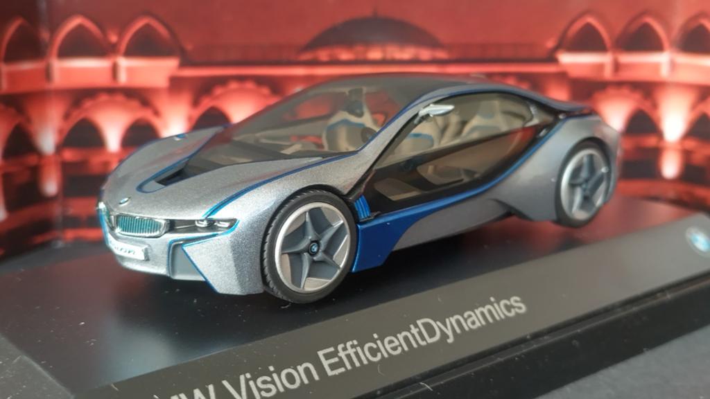 BMW Vision Efficiënt Dynamics zilver 1:43 Paragon Pol, Overige merken, Auto, ., Nieuw