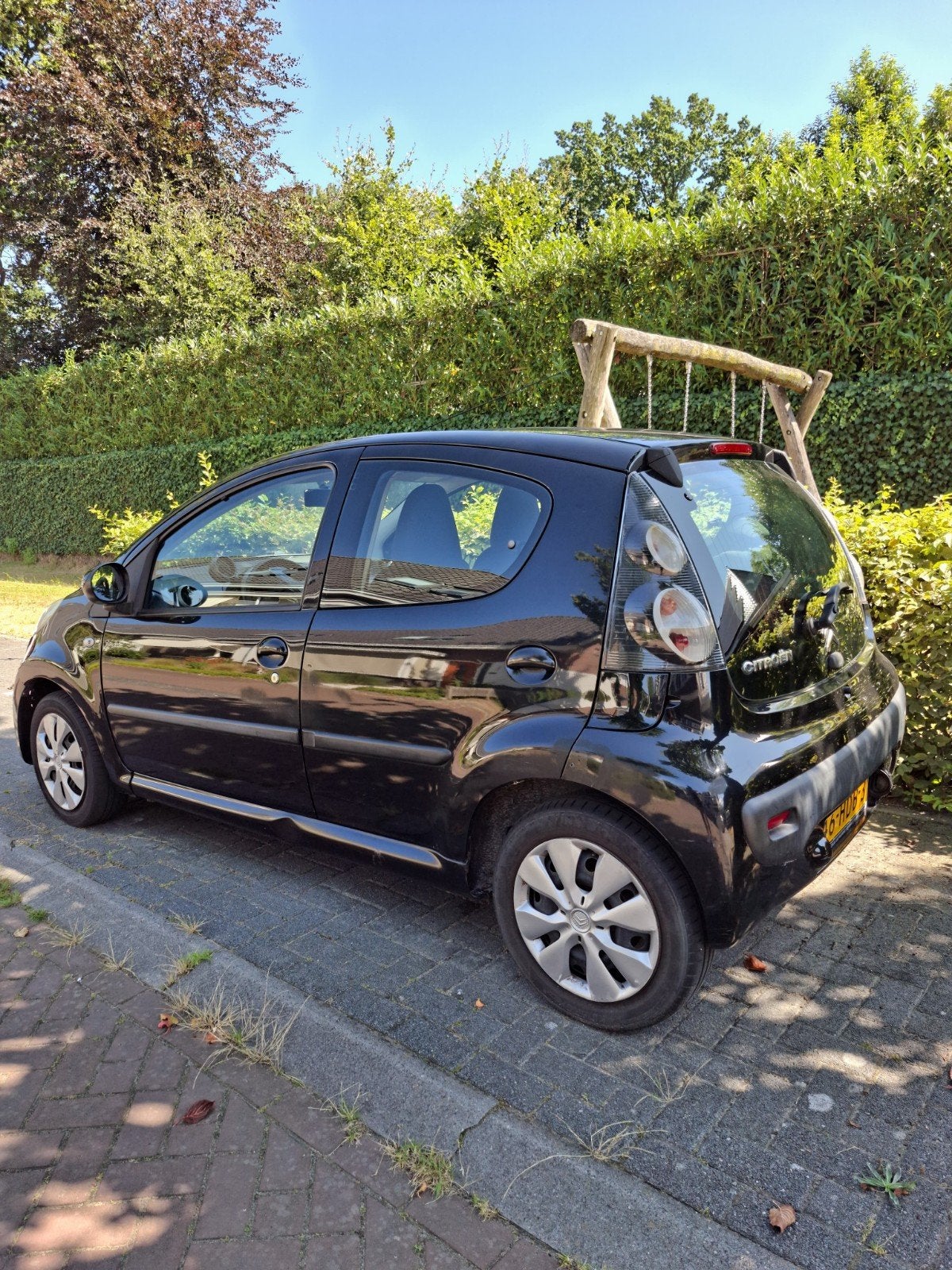 Citroën C1 1.0 5-DRS 2008 Zwart, Auto's, Citroën, Stof, 4 stoelen, C1, Origineel Nederlands