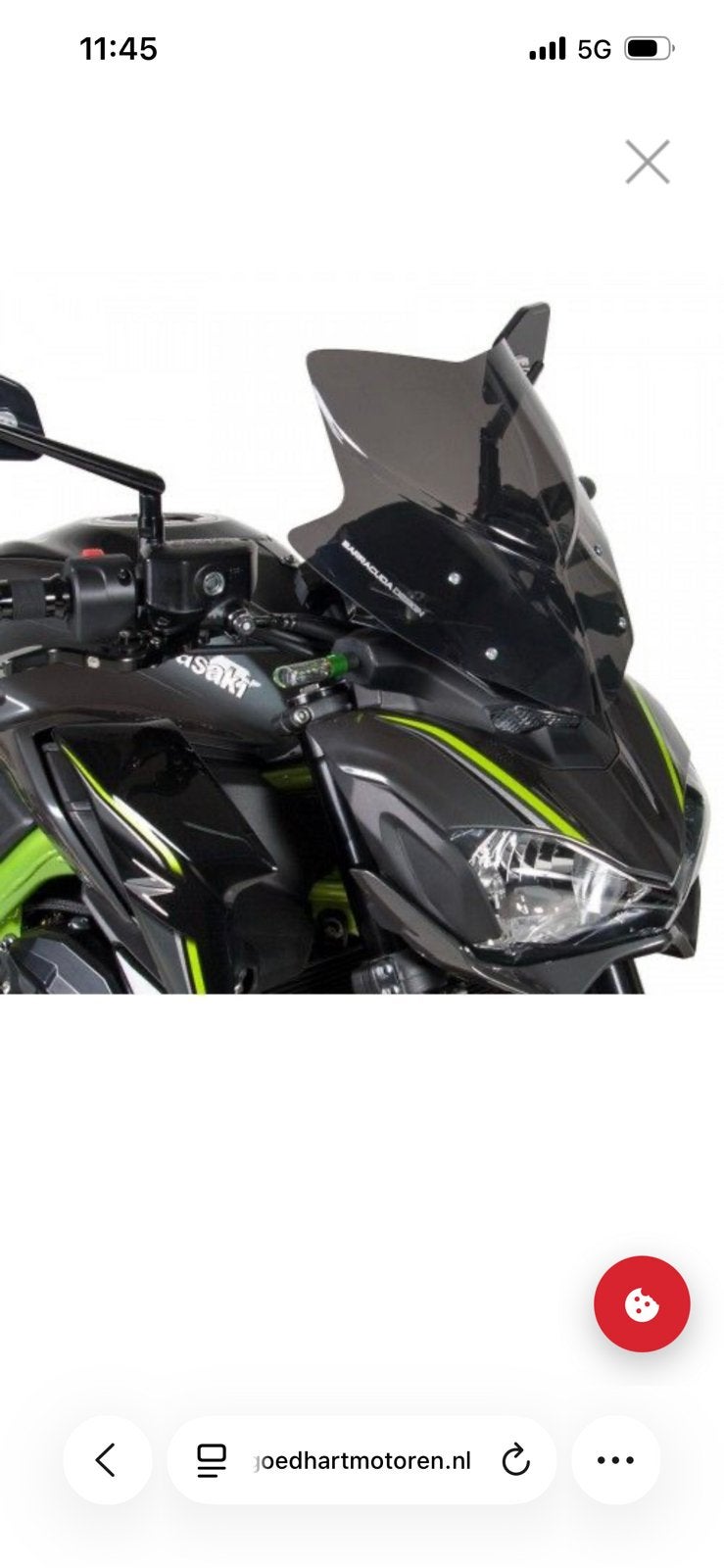 Barracuda z900 windscherm smoke lang, Ophalen of Verzenden
