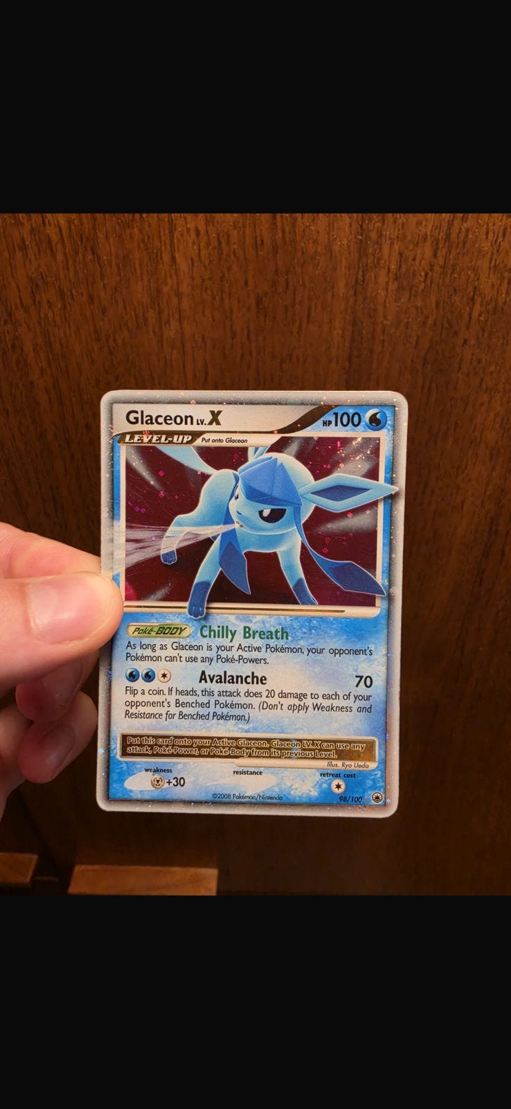 Glaceon Lv. X #98 | Pokemon Majestic Dawn | Ruilen Mogelijk, Hobby en Vrije tijd, Verzamelkaartspellen | Pokémon, Ophalen of Verzenden