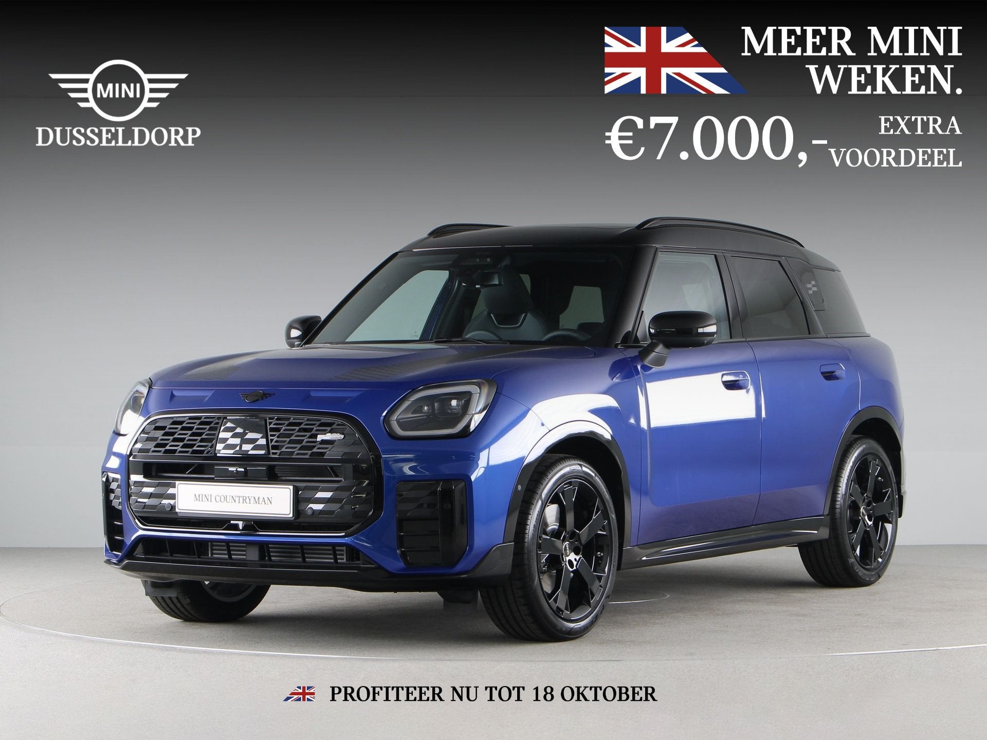 MINI Countryman C John Cooper Works Pakket XL PRIVATE LEASE, Zwart, Blauw, Bedrijf, Nieuw