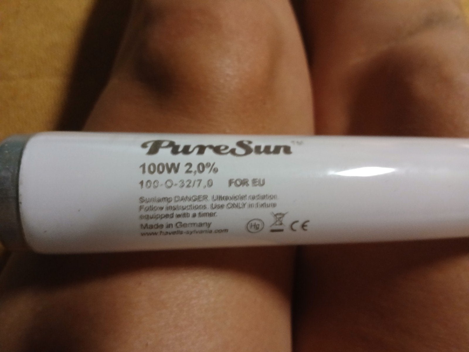 gratis, zonnebanklampen 22 stuks PureSun Sylvania 100W 2.0%, Ophalen, Gebruikt, Overige modellen, 15 lampen of meer