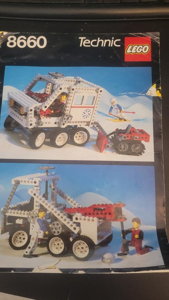 Lego Technic 8660 Arctic Rescue Unit (1986), Kinderen en Baby's, Speelgoed | Duplo en Lego, Gebruikt, Lego, Compleet, Ophalen of Verzenden