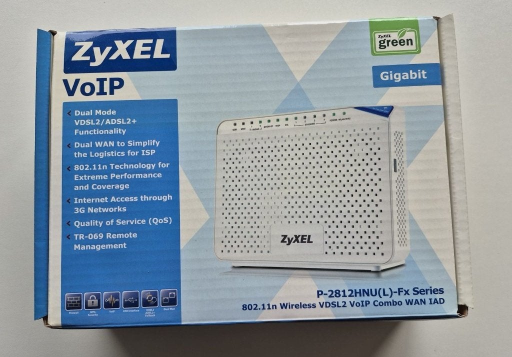 Modem, Ophalen of Verzenden, Gebruikt, Zyxel