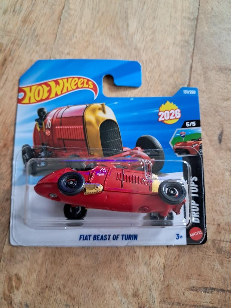 Hot Wheels Fiat Beast of Turin nieuw in verpakking, Ophalen of Verzenden, Nieuw, Auto