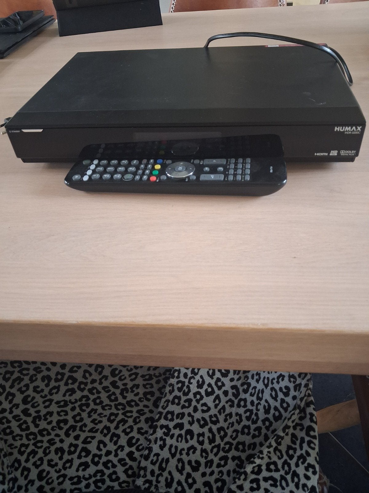 Humax HD Recorder met afstandsbediening, Ophalen of Verzenden, Gebruikt, Harddiskrecorder