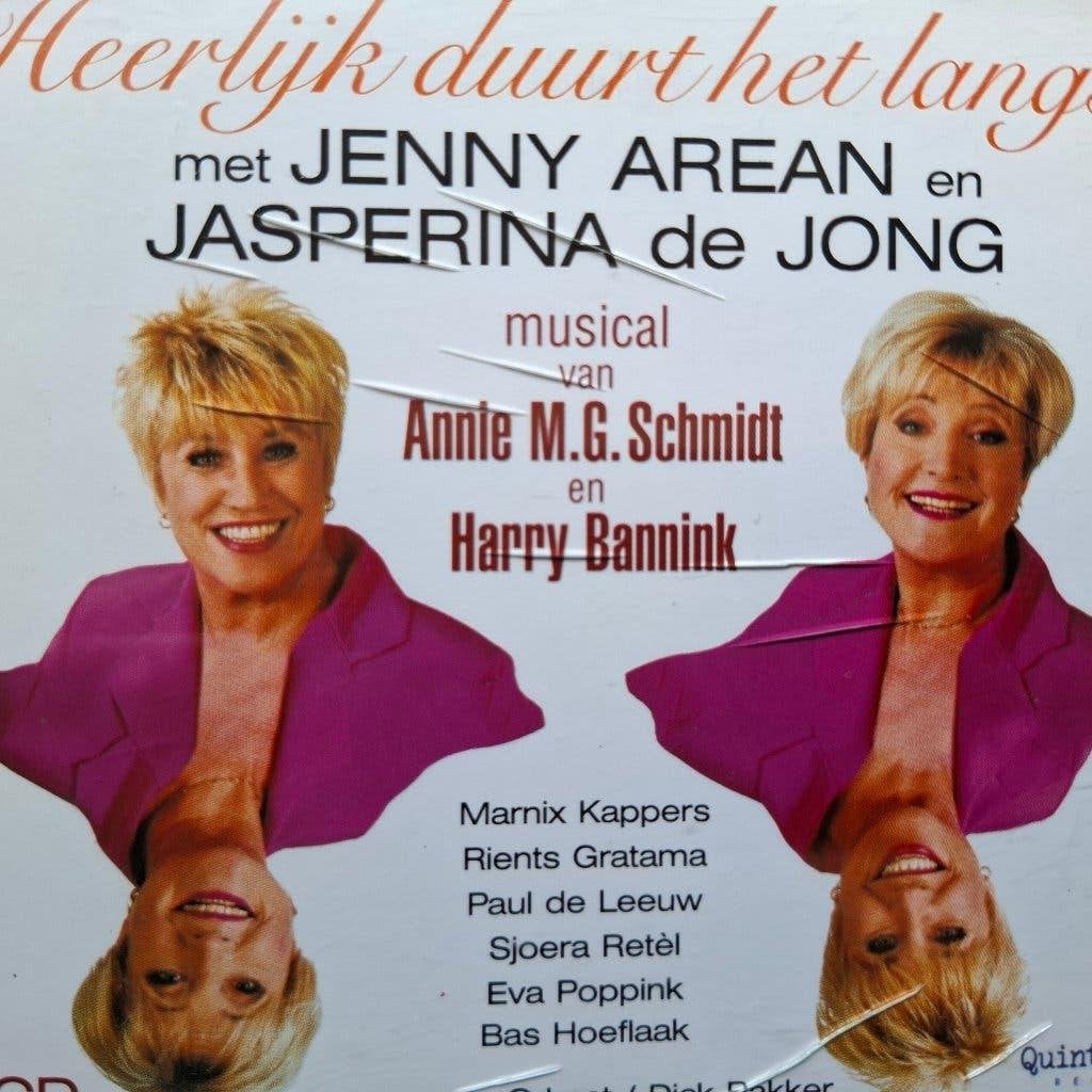 HEERLIJK DUURT HET LANGST - JENNY AREANS - JASPERINA DE JONG, Ophalen of Verzenden, Zo goed als nieuw, Soundtrack of Musical