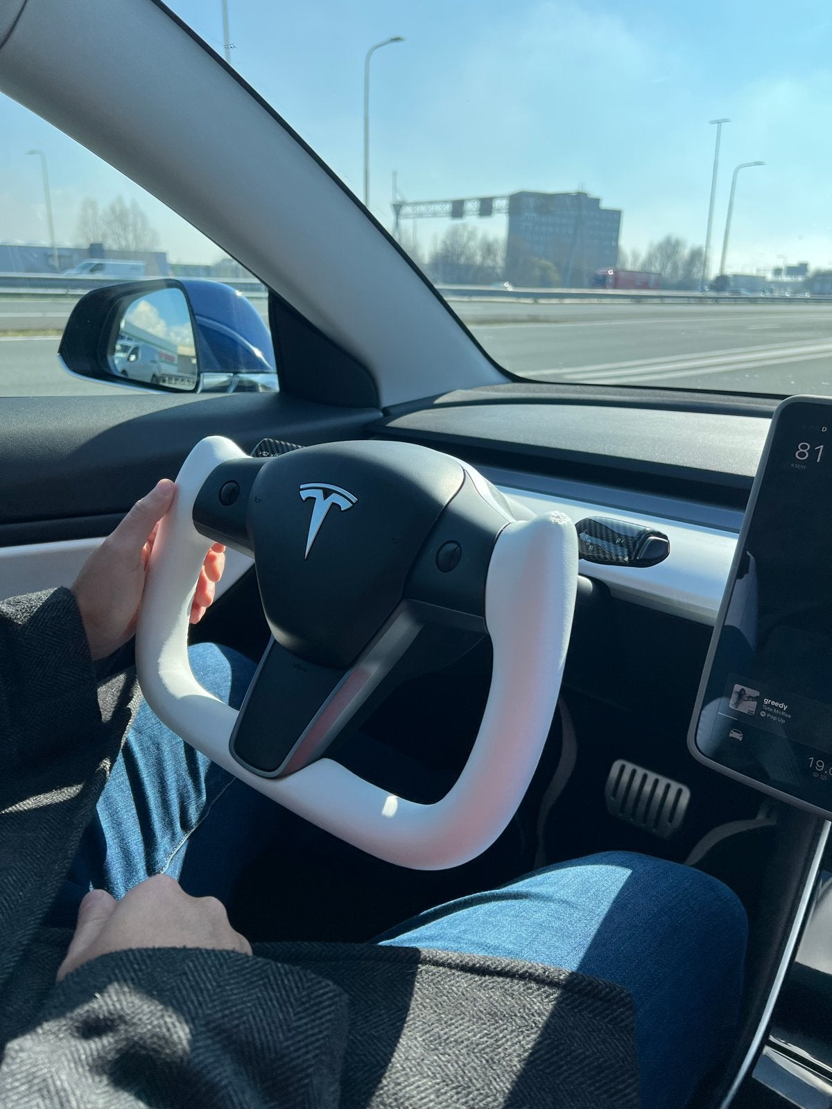 Tesla Yoke Stuurwiel - Model 3/Y Upgrade, Ophalen of Verzenden, Gebruikt, Overige automerken