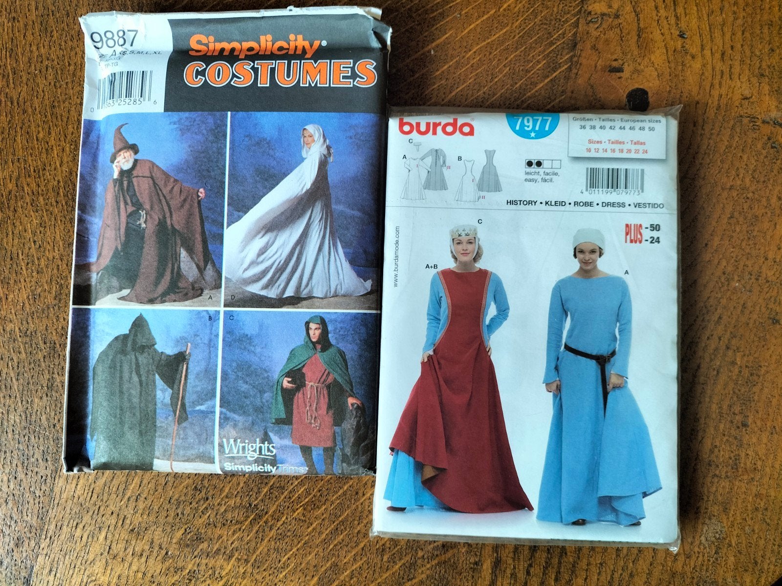 naaipatronen patronen historische jurk en kostuums Burda, Ophalen, Overige typen, Vrouw, Nieuw