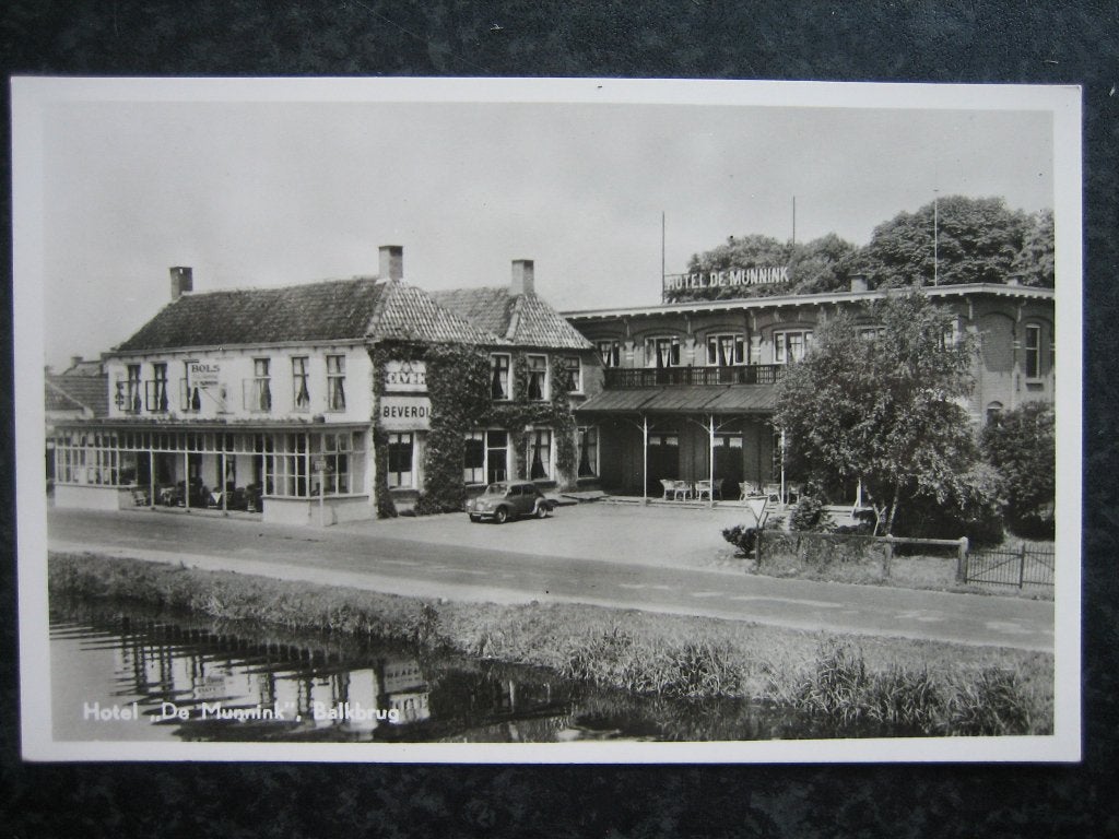 BALKBRUG Hotel De Munnink, Verzamelen, Ophalen of Verzenden, 1940 tot 1960, Overijssel