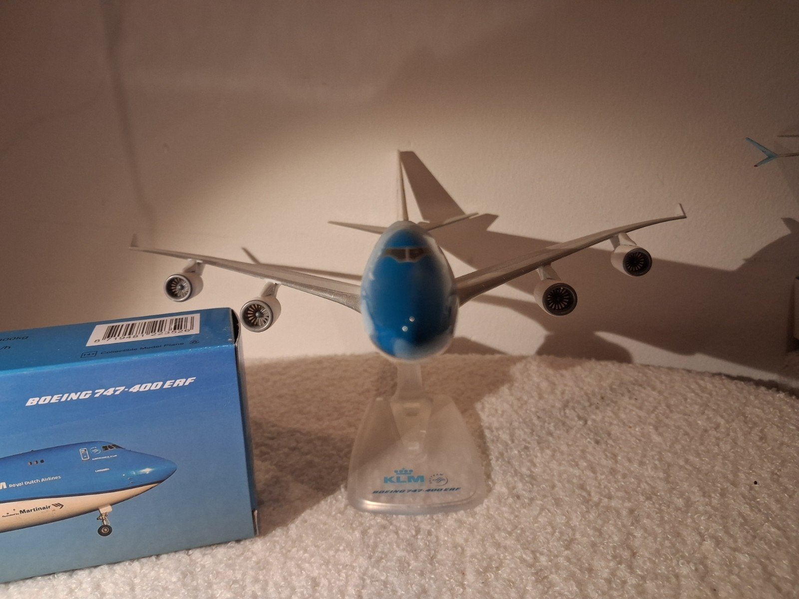 KLM Boeing 747-400ERF Cargo schaalmodel, Hobby en Vrije tijd, Overige merken, Ophalen of Verzenden, Zo goed als nieuw, Groter dan 1:72