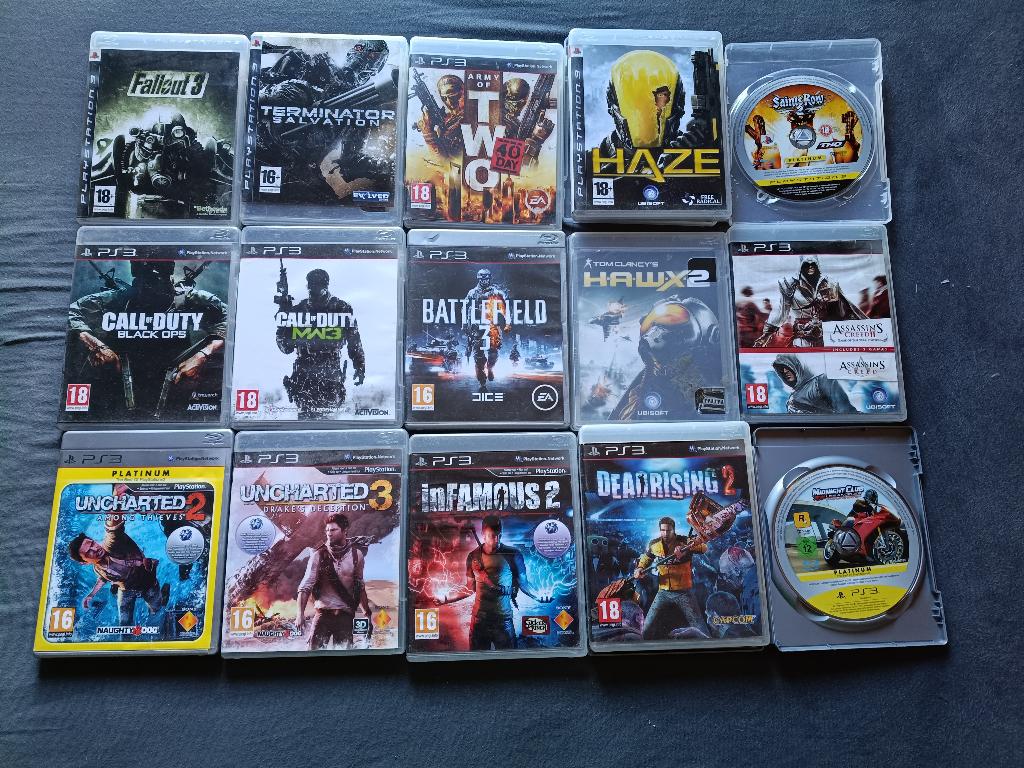 playstation3 slim 320gb met 15 games ps3, Ophalen, Met games, 320 GB, Zo goed als nieuw