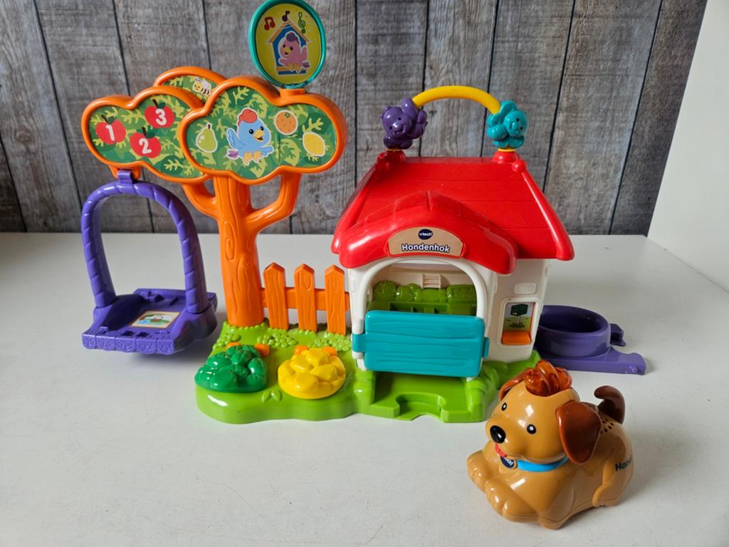 Zoef zoef dieren hondenhok, Kinderen en Baby's, Speelgoed | Vtech, Ophalen, Gebruikt, 6 maanden tot 2 jaar