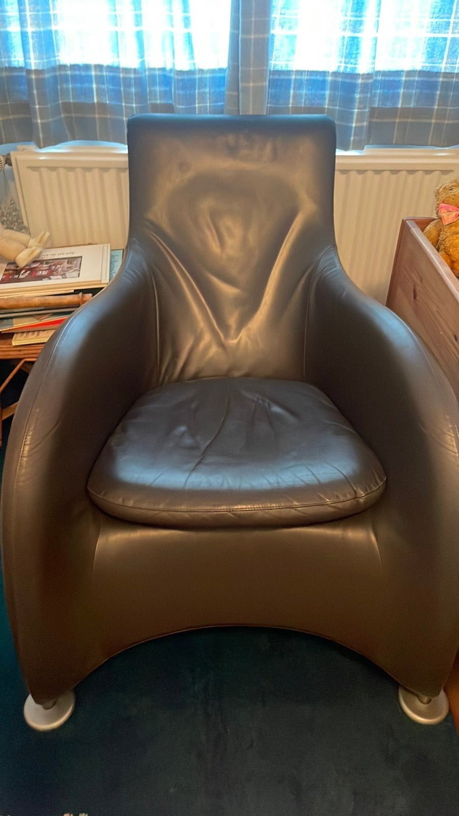 Montis loge fauteuil, Ophalen, Gebruikt, Design bruin, 50 tot 75 cm