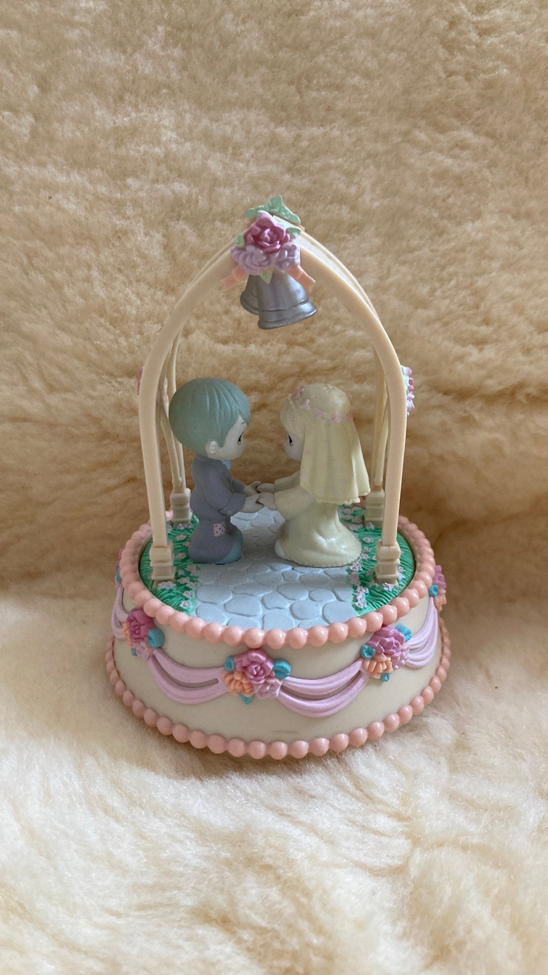 Vintage enesco muziekdoos bruidspaar, Ophalen of Verzenden, Gebruikt