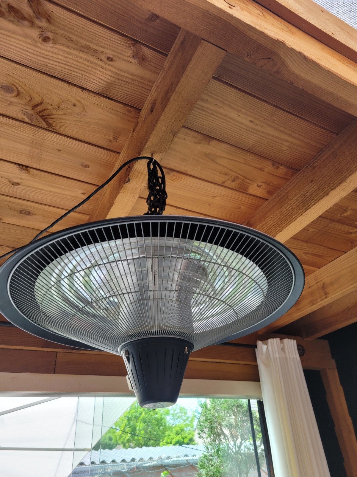 sunred handig heater, Tuin en Terras, Terrasverwarmers, Ophalen, Zo goed als nieuw, Elektrisch, Plafond