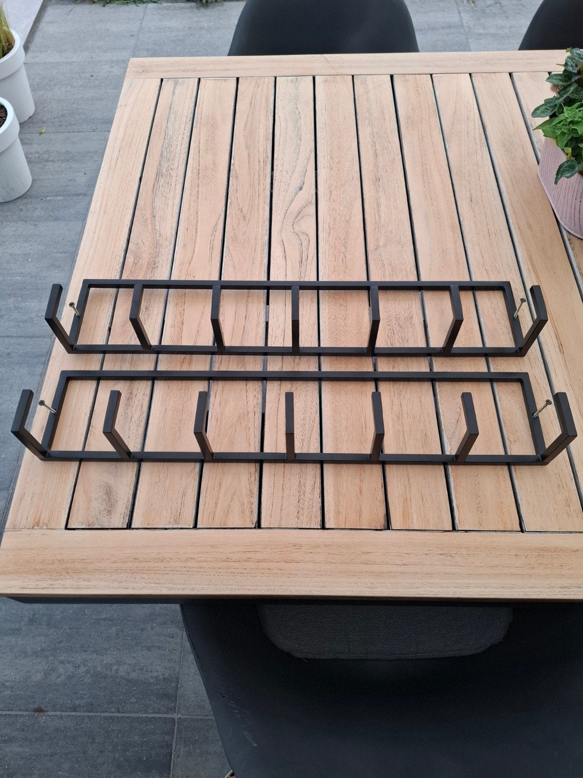 House Doctor Rack kapstok 60,5 cm (set van 2), Zo goed als nieuw, Minder dan 100 cm, Metaal, Ophalen