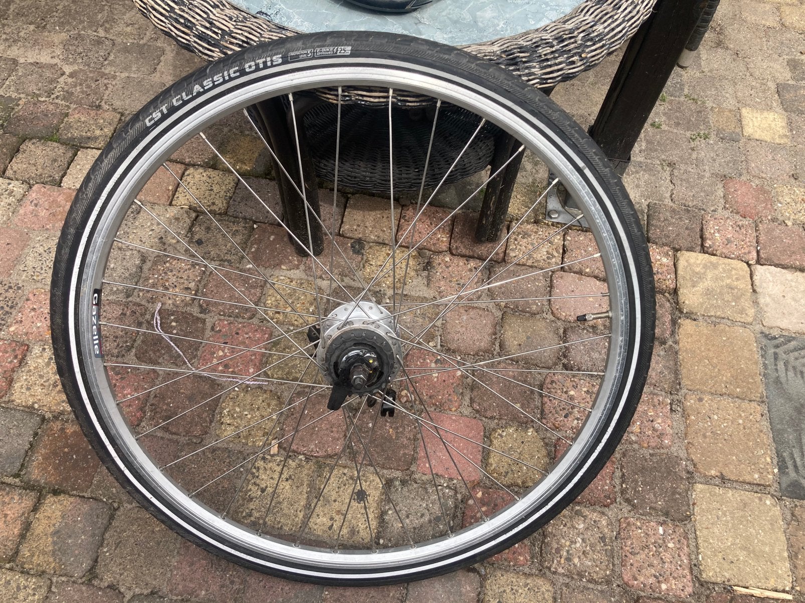 Gazelle Innergy ‘Achterwiel compleet met band’, Ophalen of Verzenden, Zo goed als nieuw, Aluminium