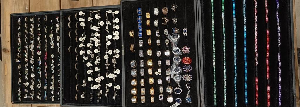 Grote partij sieraden, Ophalen of Verzenden, Zo goed als nieuw, Overige kleuren, Overige materialen