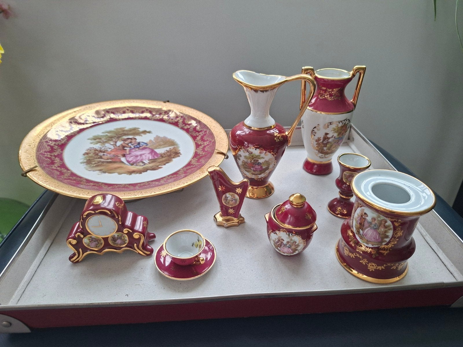 Limoges Porselein, 8 stuks., Ophalen