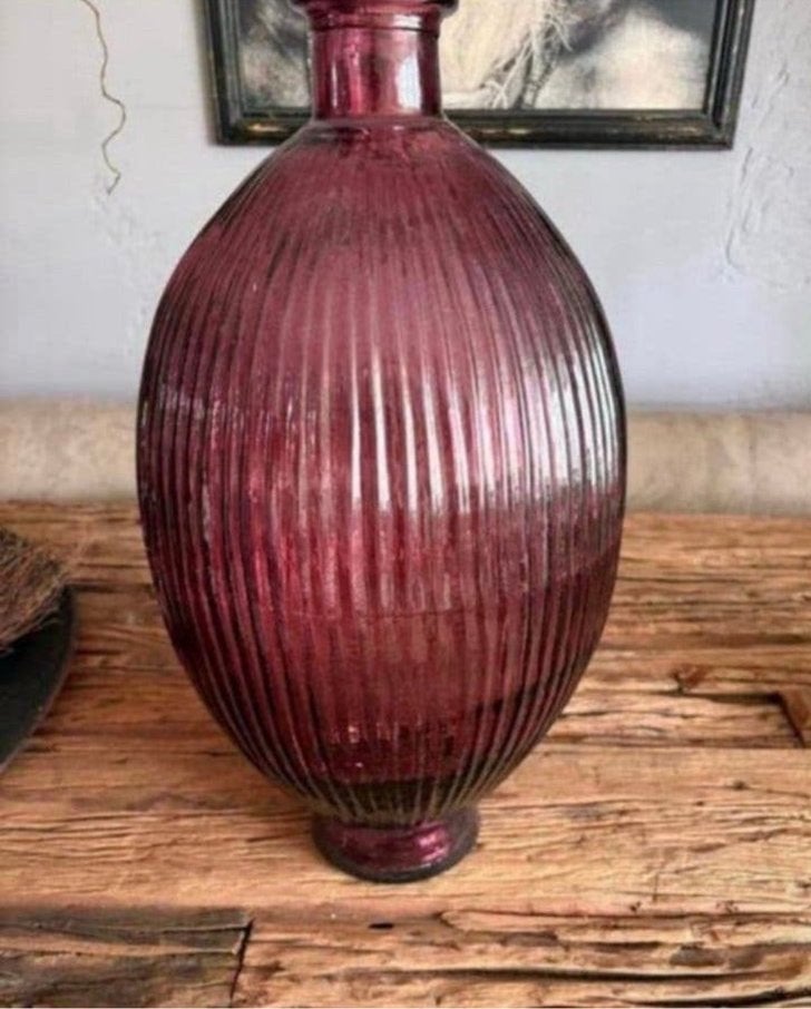 Mica Firenza mooie hoge glazen fles vaas 59 cm hoog NIEUW, Ophalen of Verzenden, Nieuw, Glas