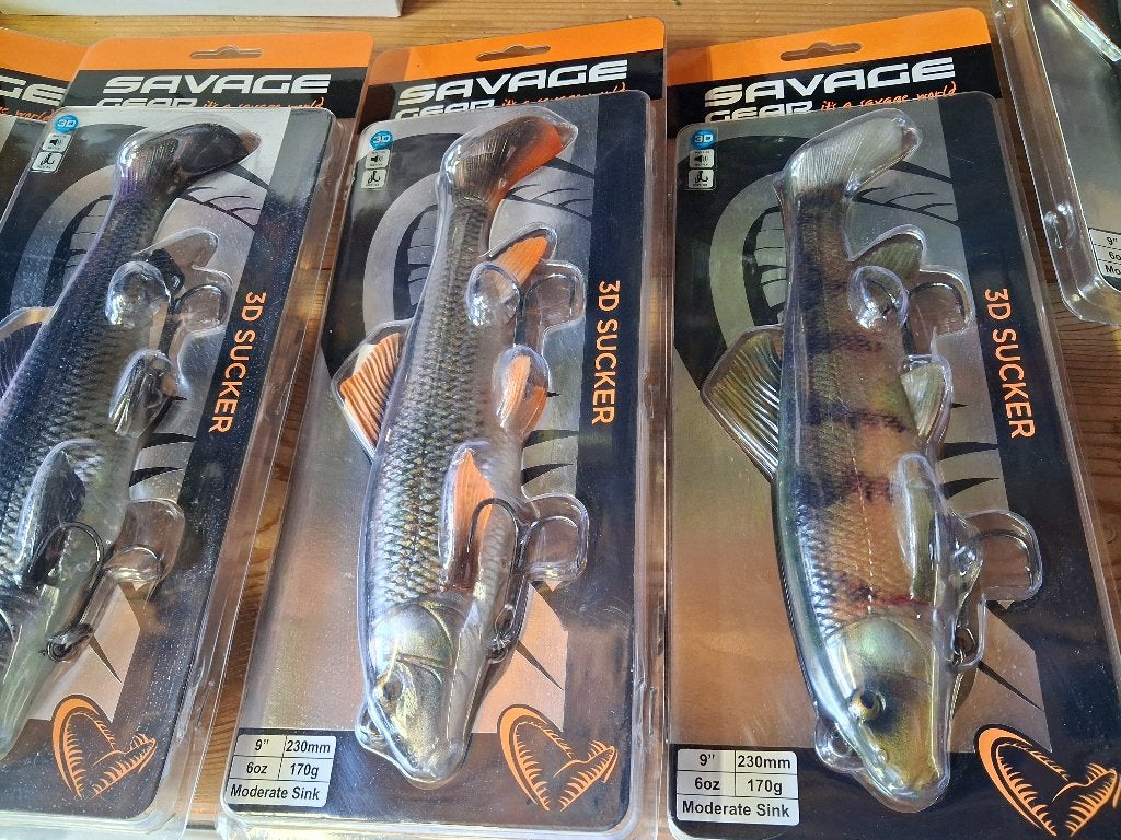 Savage Gear 3D Sucker 23cm/170g (Moderate Sink), Tinstraat, Savage Gear, Overige typen, Nieuw