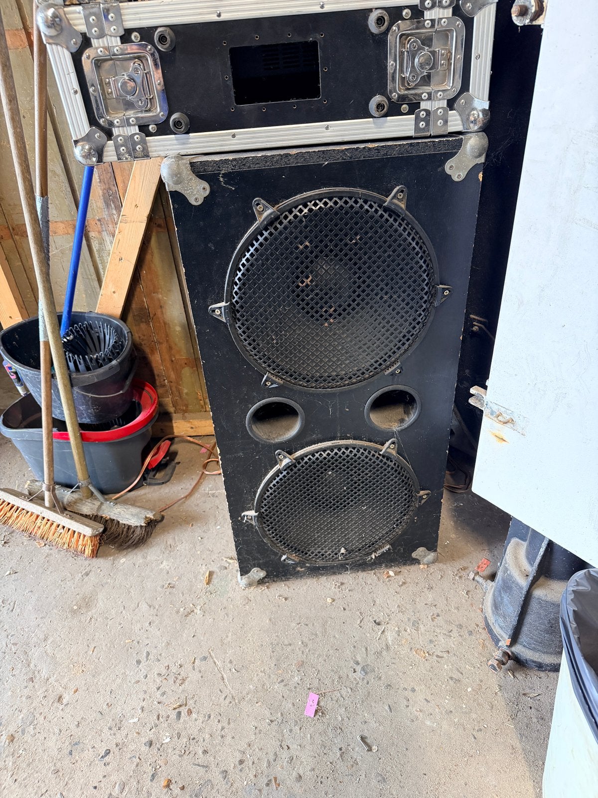 jb systems ax400 versterker  + 2 Speakers, opknapset, Gebruikt, 120 tot 150 watt, Party speaker, Ophalen