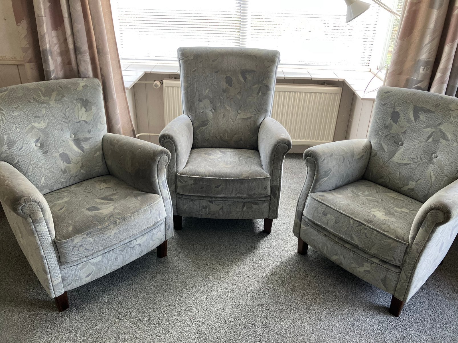 3x fauteuil stoel luie stoel, Ophalen, Gebruikt, Minder dan 75 cm, Stof