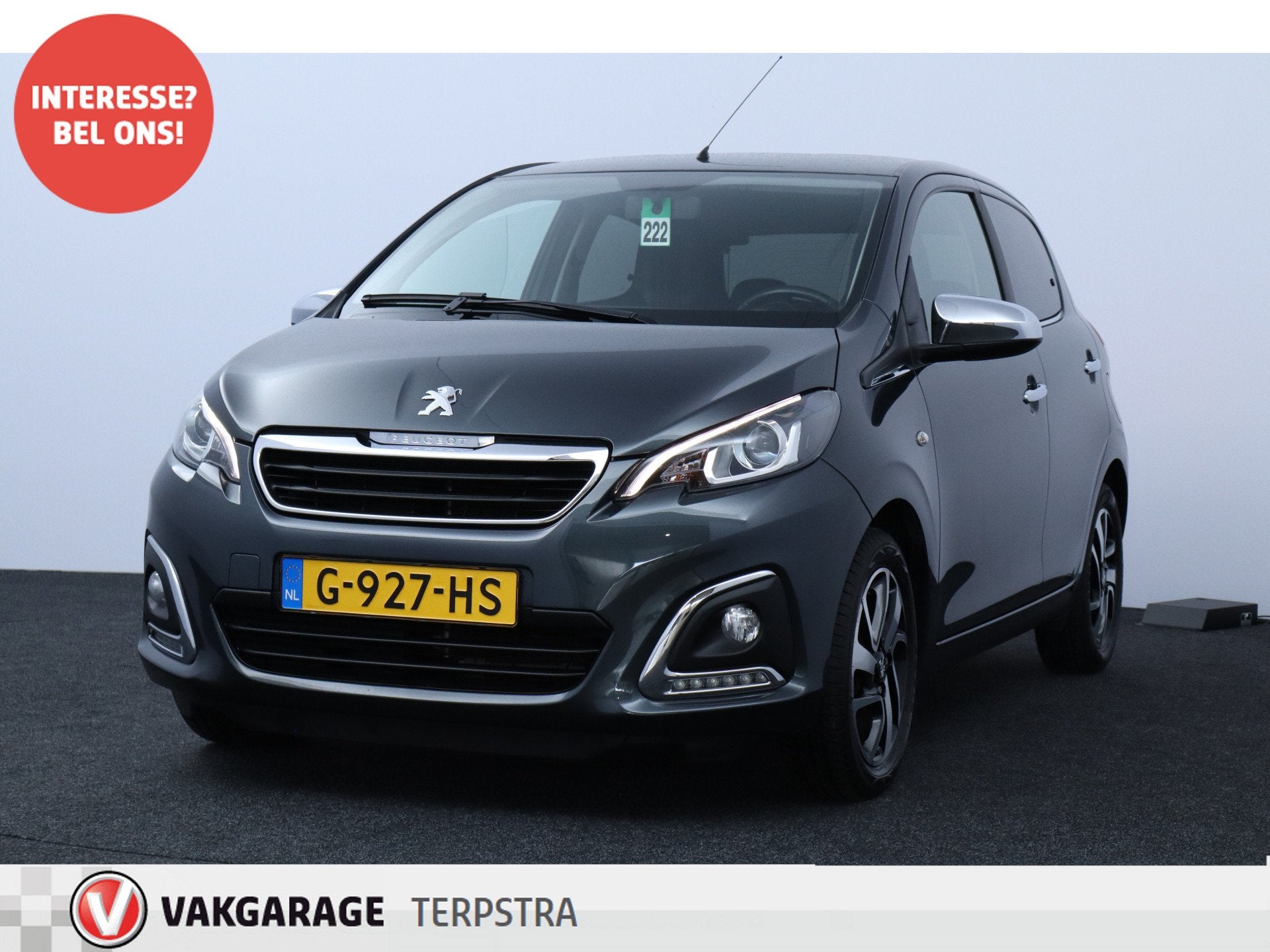 Peugeot 108 1.0 e-VTi Allure/ 5-Drs/ Camera/ Apple + Android, Voorwielaandrijving, Stof, Gebruikt, 4 stoelen