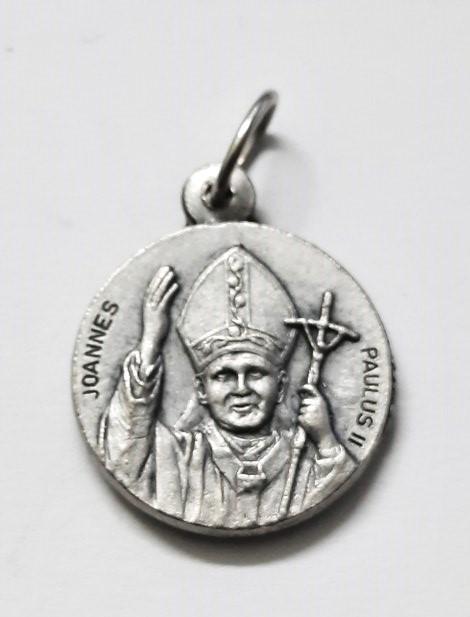 Vintage Religieuze Medaille Paus Johannes Paulus II Vaticaan, Verzamelen, Religie, Ophalen, Zo goed als nieuw, Sieraad, Christendom | Katholiek