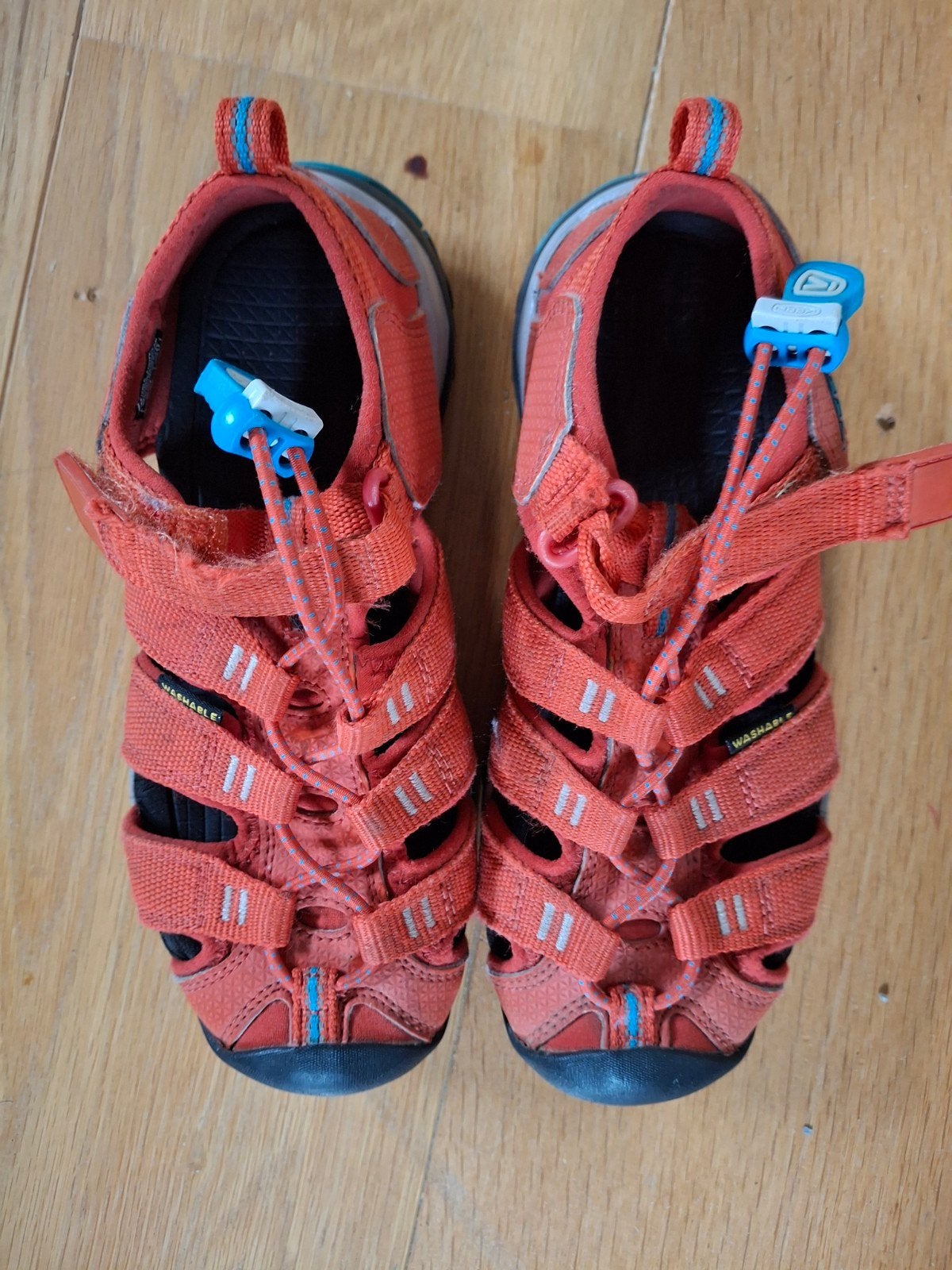 Keen oranje waterproof sandalen mt 32 / 33, Keen, Gebruikt, Jongen of Meisje, Schoenen