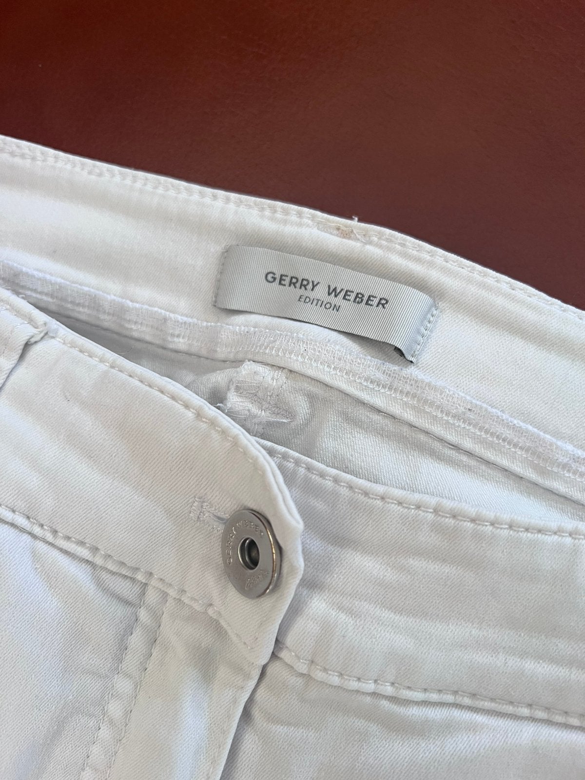 7/8 ste broek dames  mt 44 wit Gerry Weber zeer netjes, Wit, Maat 42/44 (L), Ophalen of Verzenden, Zo goed als nieuw