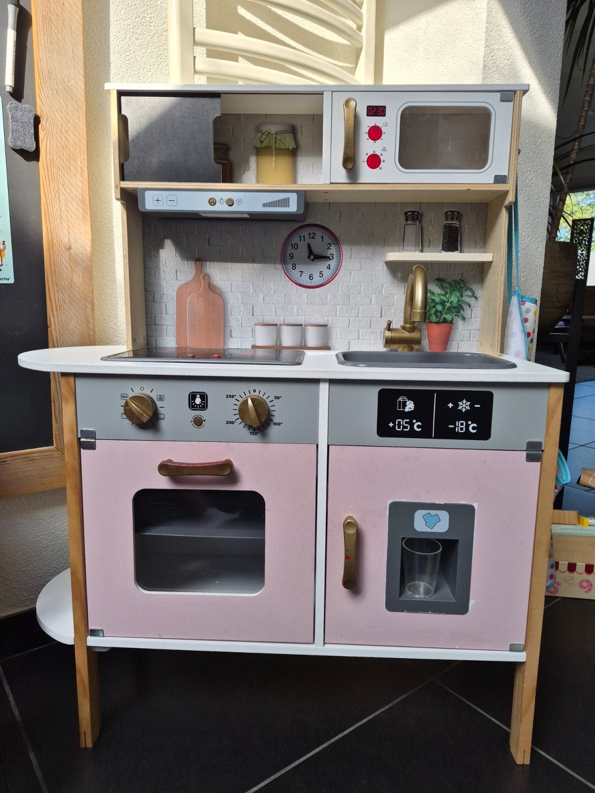 Lidl Houten Speelgoedkeuken met Uitgebreide Accessoires, Ophalen, Meubelstuk of Keukentje