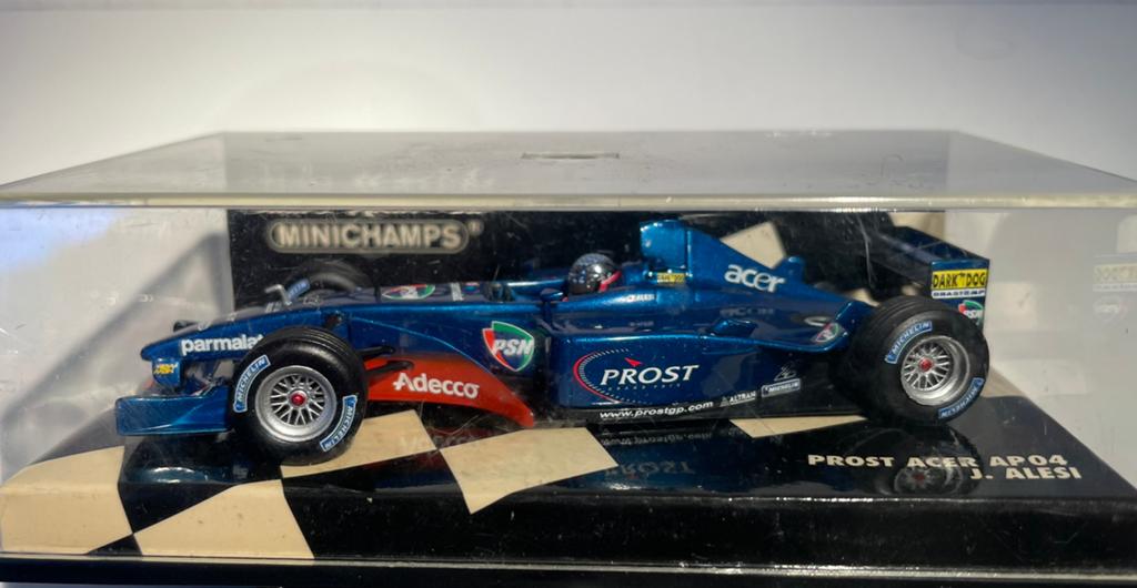 Prost acer AP04 J. Alesi minichamps, Hobby en Vrije tijd, Modelauto's | 1:24, Verzenden, Zo goed als nieuw, Overige merken