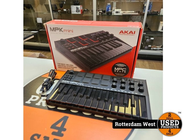 Akai MPK Mini Special Black Edition, Muziek en Instrumenten, Midi-apparatuur, Akai, Zo goed als nieuw, Support@akai.com, Akai Professional
200 Scenic View Drive
Suite 201
Cumberland, RI 02864
United States