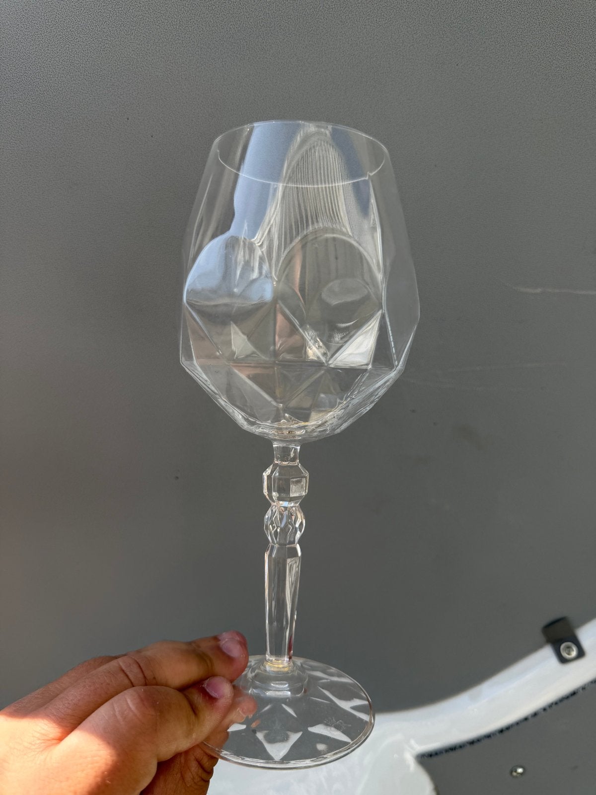 RCR Kristallen Glazen in Veiligheidskrat, Antiek en Kunst, Antiek | Glas en Kristal, Ophalen