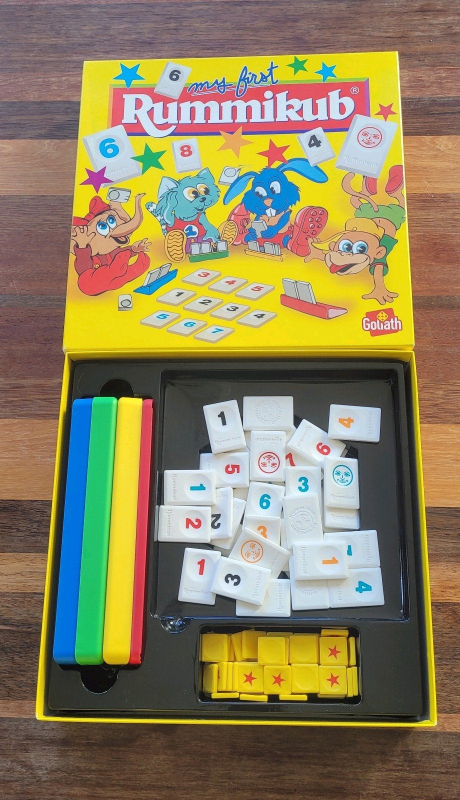 My First Rummikub van Goliath - Compleet en in goede staat, Hobby en Vrije tijd, Drie of vier spelers, Ophalen of Verzenden, Gebruikt