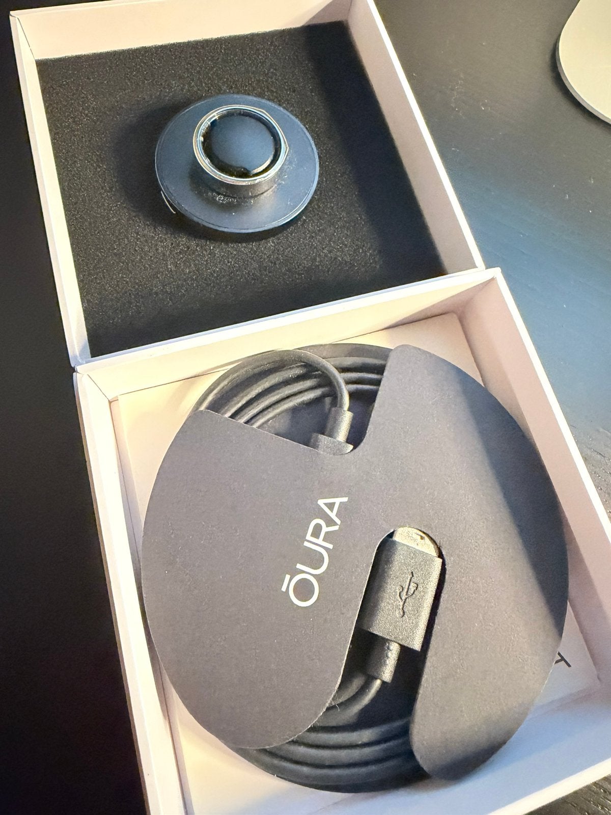 Oura Ring 3 Heritage Silver Maat 11, Ophalen of Verzenden, Gebruikt, Zilver, IOS