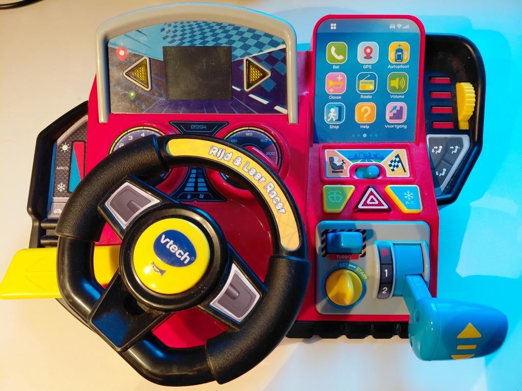 Vtech Rijd & Leer Racer - Interactief Stuur voor Kinderen, Kinderen en Baby's, Speelgoed | Vtech, Ophalen of Verzenden, Gebruikt