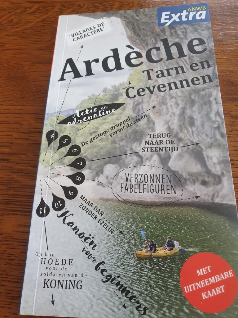 ANWB extra Reisgids Ardèche, Tarn en Cevennen + kaart, Boeken, Reisgidsen, Ophalen of Verzenden, Nieuw