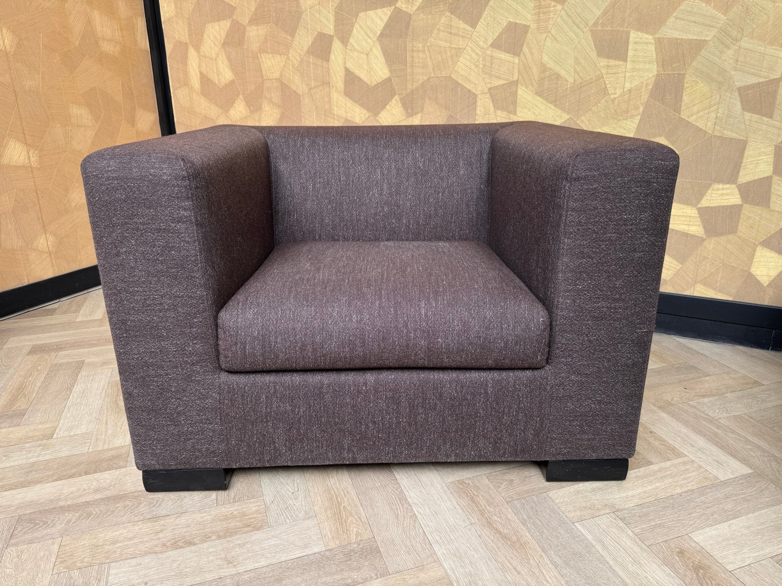 Wittmann Camin Fauteuil - Paolo Piva - Kvadrat Stof, Huis en Inrichting, Ophalen of Verzenden, Gebruikt, Hout, 75 tot 100 cm