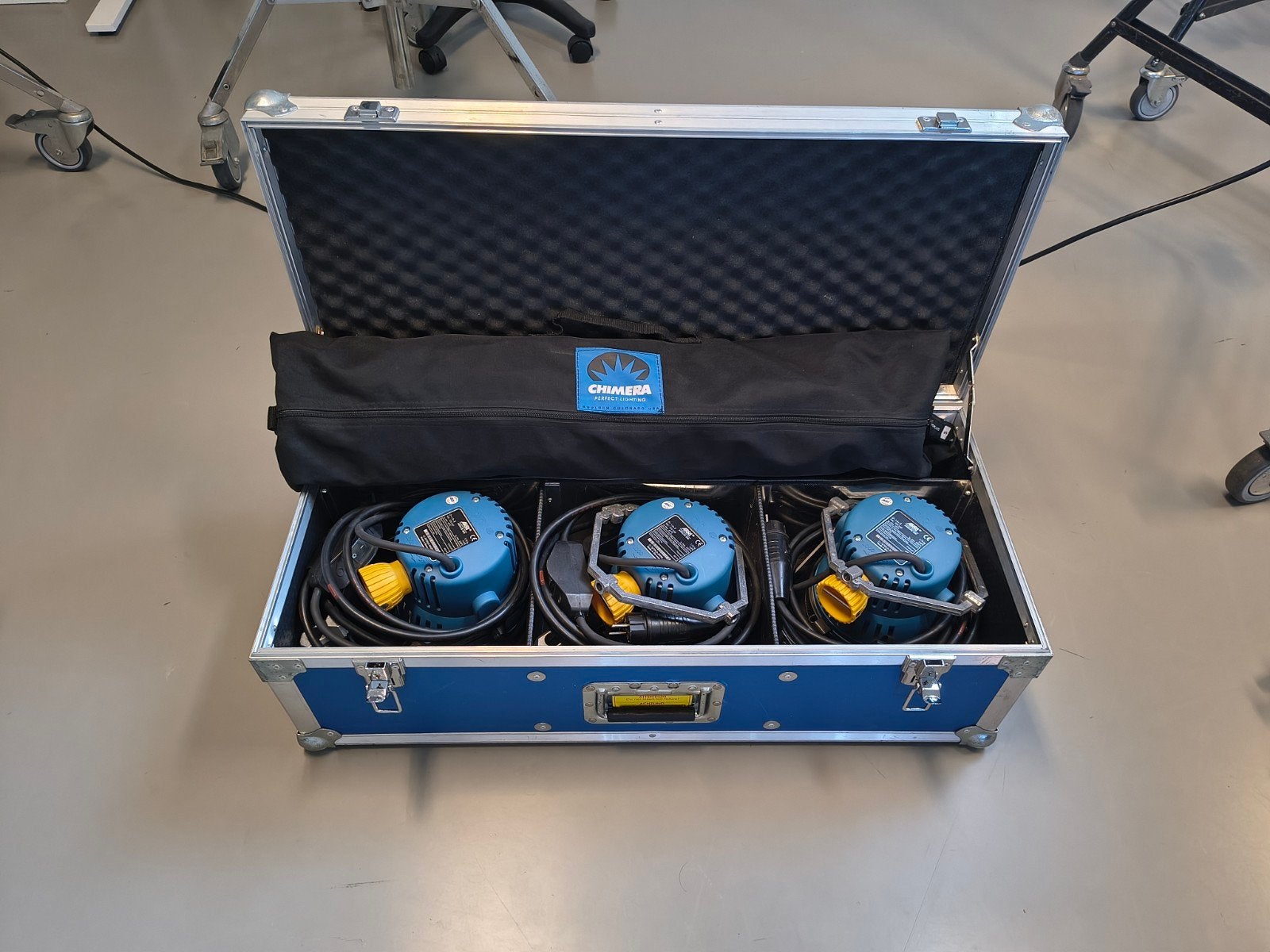 ARRI Arrilite 800W set met Chimera softboxen in koffer, Ophalen, Gebruikt, Video