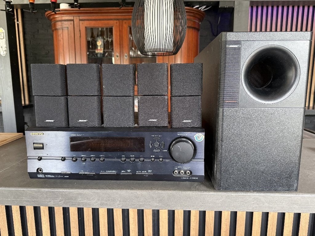 Bose Acoustimass 10 + Onkyo Receiver + DALI Subwoofer, Ophalen, Gebruikt, Subwoofer, Bose