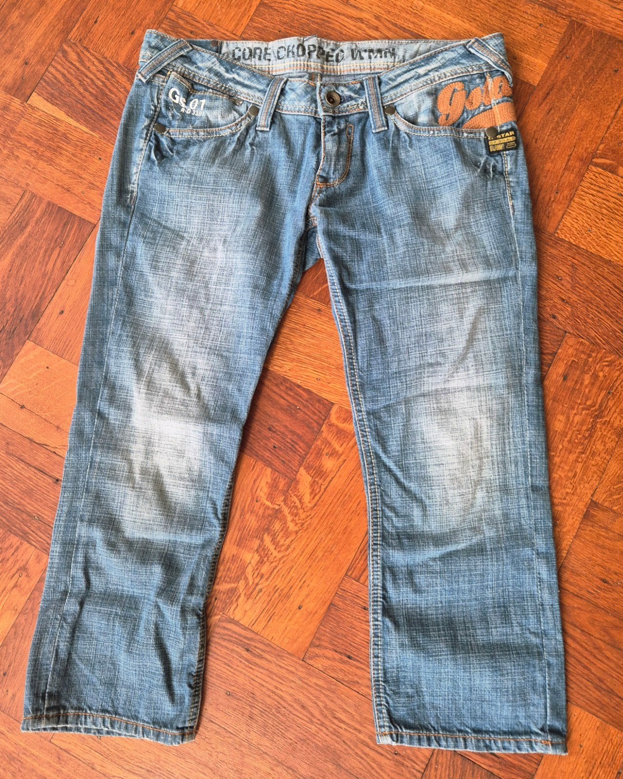 G-star cropped jeans | vintage Y2K-model | nieuw!, Ophalen, Blauw, Nieuw, W30 - W32 (confectie 38/40)