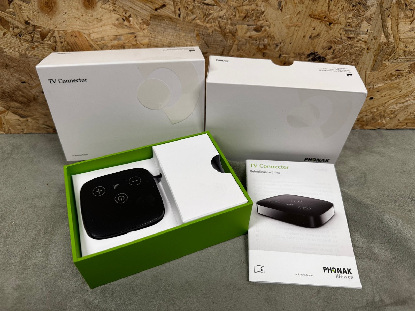Phonak TV Connector – Bluetooth TV Streamer zgan - ReK4, Overige typen, Ophalen of Verzenden, Zo goed als nieuw, Phonak