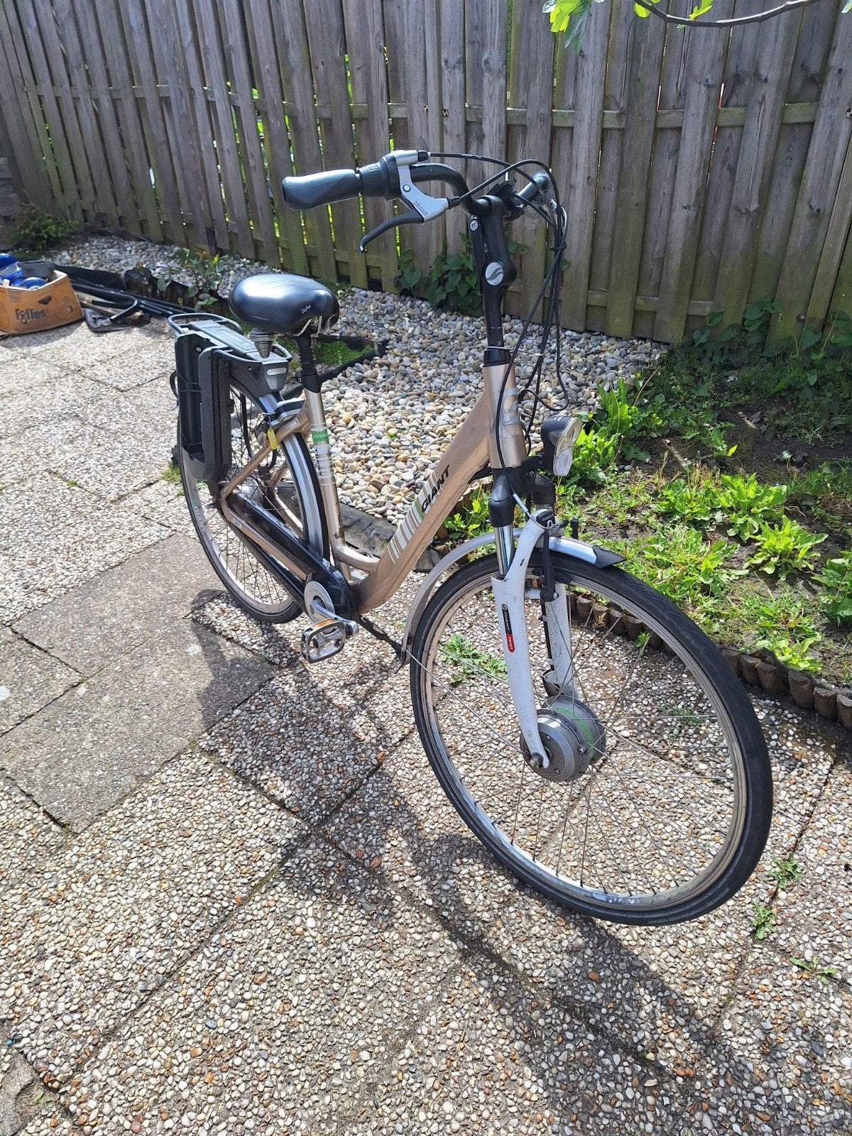 Giant elektrische fiets voor onderdelen of reparatie heeft g, Ophalen of Verzenden, Gebruikt, Overige merken
